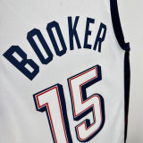 2025 Team USA BOOKER #15 White NBA Jerseys