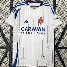 2024/25 Zaragoza Home White Fans Soccer Jersey