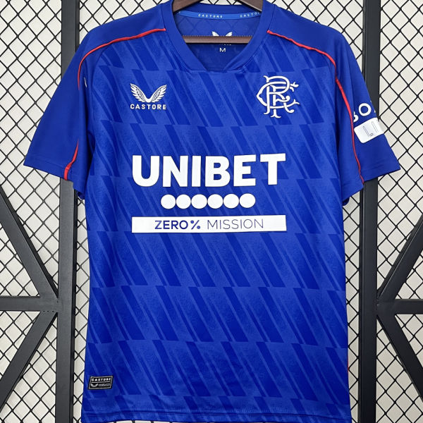 2024/25 Glasgow Rangers Home Blue Fans Jersey