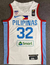 2024 PILIPINAS Team BROWNLEE #32 White Jersey