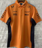 2024/25 McLaren F1 #4 Yellow Black POLO Team T-Shirt 有领 4 号 (迈凯伦)