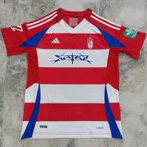 2024/25 Granada Home Red White Fans Soccer Jersey