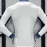 2024/25 In Milan Away White Player Version Long Sleeve Jersey