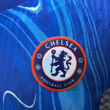 2024/25 CFC Home Blue Player Version Long Sleeve Jersey 带胸前广告