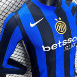 2024/25 In Milan Home Player Version Long Sleeve Jersey