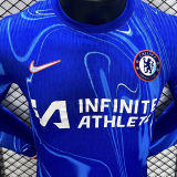 2024/25 CFC Home Blue Player Version Long Sleeve Jersey 带胸前广告