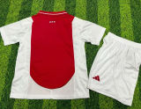 2024/25 AA Home Kids Soccer Jersey 白色纽扣