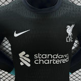 2024/25 LFC Away Black Player Version Long Sleeve Soccer Jersey