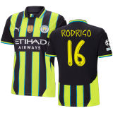 RODRIGO #16 Man City Away Fans Soccer Jersey 2024/25 （UCL Font) ★★