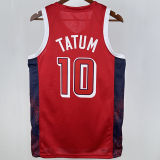 2024 Team USA TATUM #10 Red NBA Jersey