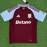 BUENDIA #10 Aston Villa Home Fans Soccer Jersey 2024/25 (League Font ) 联赛字体 ★★