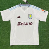 BUENDIA #10 Aston Villa Away White Soccer Jersey 2024/25 (UCL Font) ★★