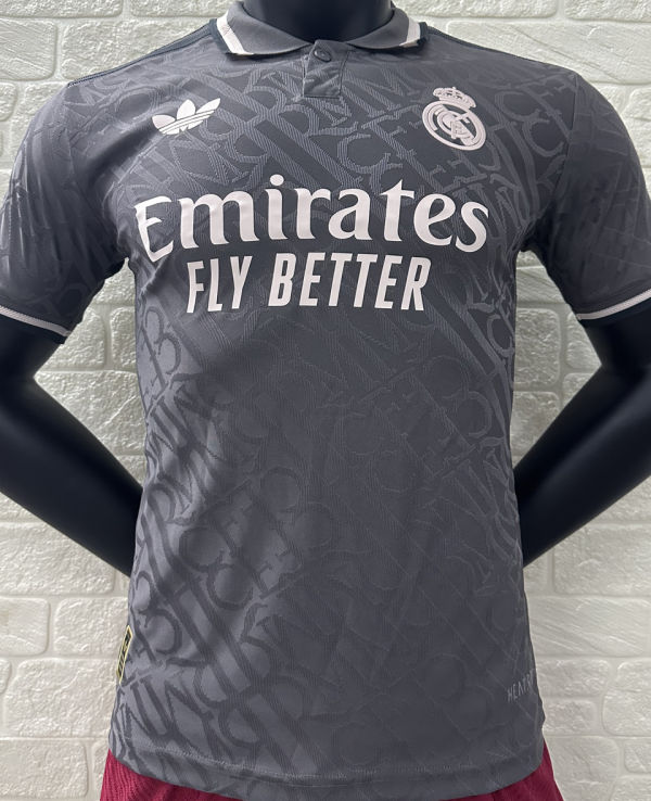 2024/25 RM Third Black Player Version Soccer Jersey