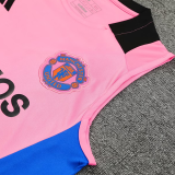 2025 M Utd Pink Vest Training Jersey(A Set)