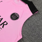 2025 PSG Pink Vest Training Jersey(A Set)