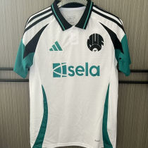 2024/25 Newcastle Third White Fans Soccer Jersey 背后图案是鸟