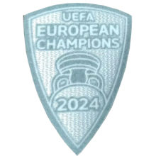 UEFA EUROPEAN CHAMPIONS Patch 2024 欧洲杯冠军章 胸前三角章板牙用 (You can buy it Or tell me to print it on the Jersey )