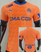 2024/25 MS Third Orange Player Version Jersey (Print All Sponsor) 背下+袖+右臂上广告