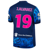 J.ALVAREZ #19 ATM Third Blue Fans Jersey 2024/25 （UCL Font 欧冠字体 有号下广告 ★★ ）