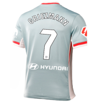 GRIEZMANN #7 ATM Away Fans Jersey 2024/25 （LaLiga Font 西甲字体 有号下广告 ★★ ）