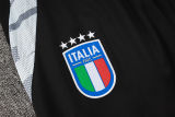 2025 Italy Black Kids Sweater Tracksuit