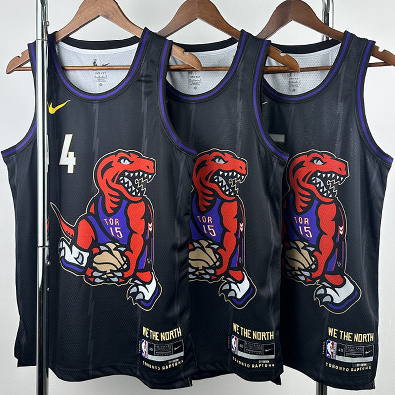 2025 Timberwolves CARTER 15 Black NBA Jerseys