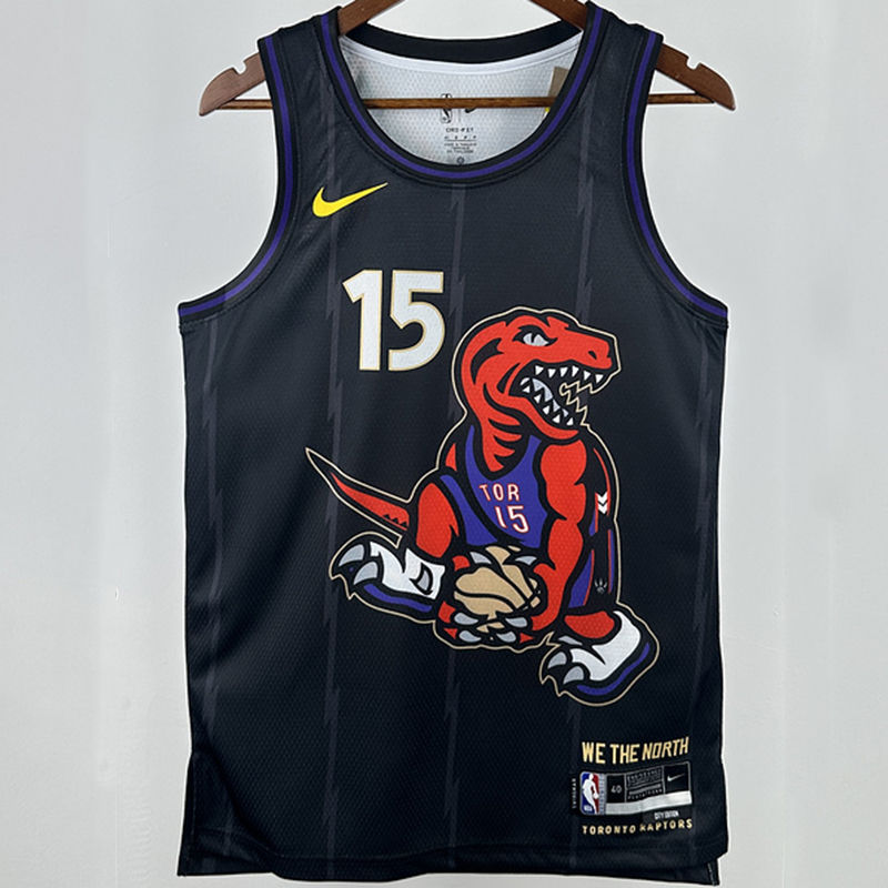 2025 Timberwolves CARTER 15 Black NBA Jerseys