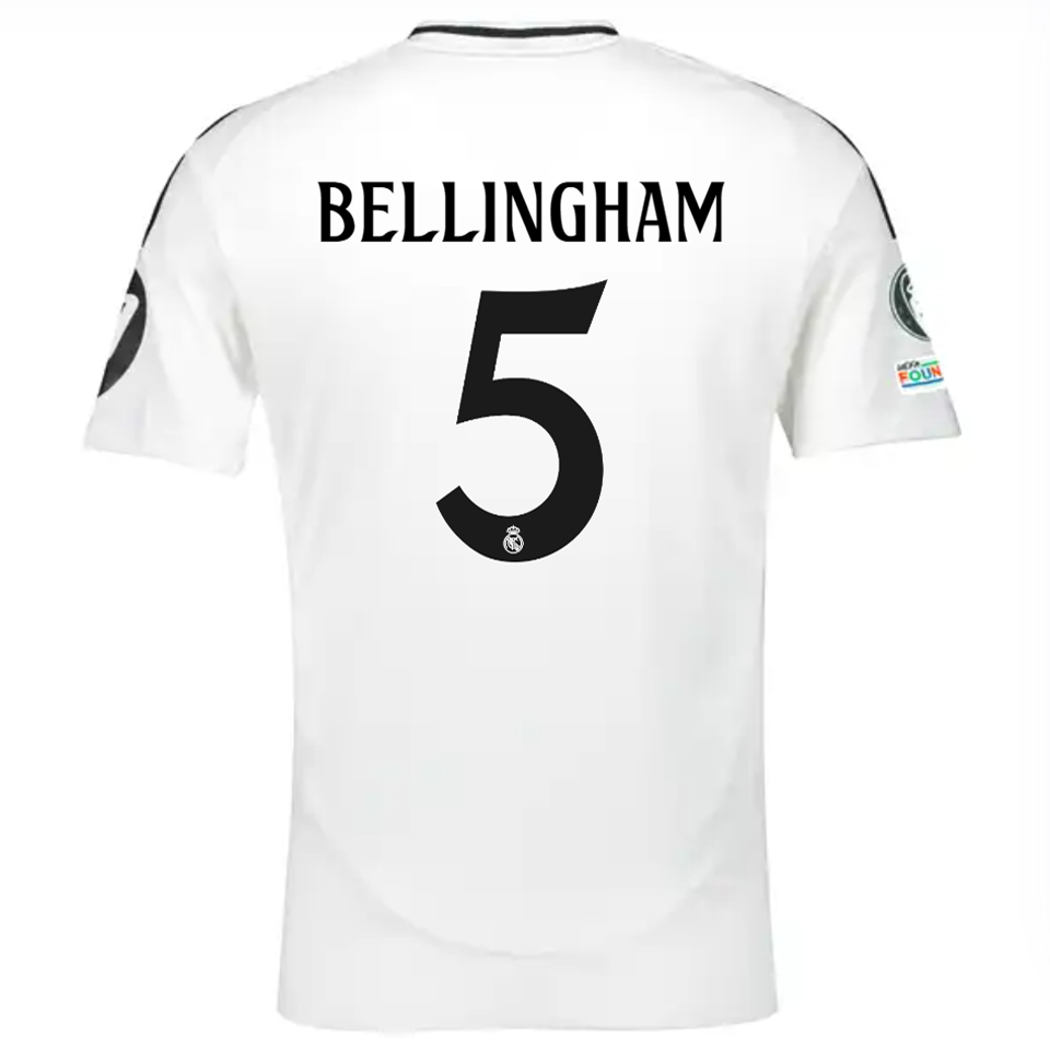 2025/26 RM Home White Player Version Soccer Jersey