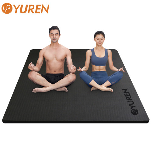 Extra Long Yoga Mat For Tall Men And Women, TPE Yoga Mat Wide And Long, Professional Large Yoga Mat With Yoga Mat Strap For Hot Yoga & Intense Workouts