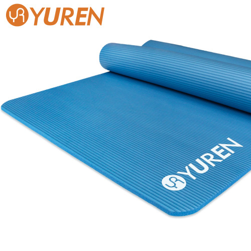 Fitness Extra Thick High Density Anti-Tear Exercise Yoga Mat To Protect Knee Pad, Multiple Colors Yoga Mats Custom Carrying Strap