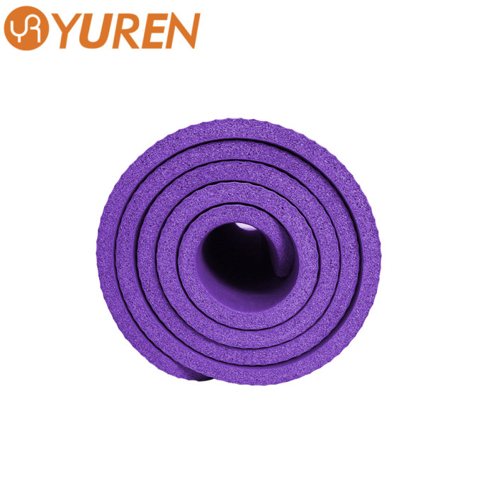 High Quality Wholesale 15mm Thickness Yoga Mat, Non Slip NBR Yoga Mats With Strap