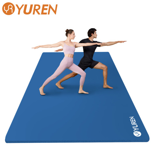 YUREN Yoga Mat With Strap, Thick Yoga Mat 10mm Non Slip, Professional Yoga Mats For Women Men, Workout Mat For Yoga, Pilates And Floor Exercises