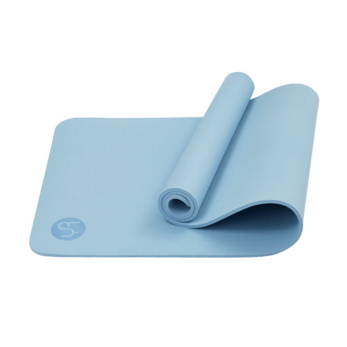 YUREN Eco Friendly Non Slip Yoga Mat, Instructional Yoga Mat Of  TPE Material, Textured Non Slip Surface And Optimal Cushioning