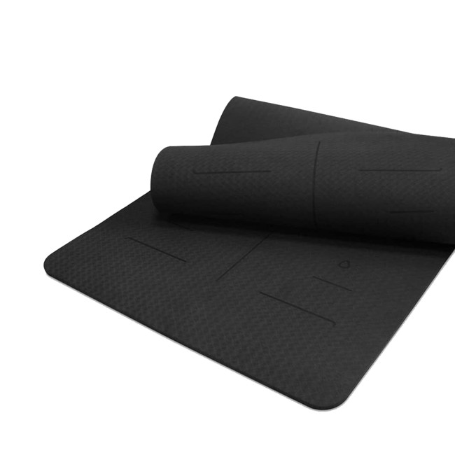 Eco-Friendly Tpe Yoga Mats Logo Gym Durable Yoga Mats Long Travel Non Slip Yoga Mat Set