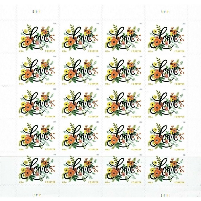 Love Flourishes 2018  (Sheet)