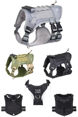 Harness with Handle Tactical Dog Harness Vest