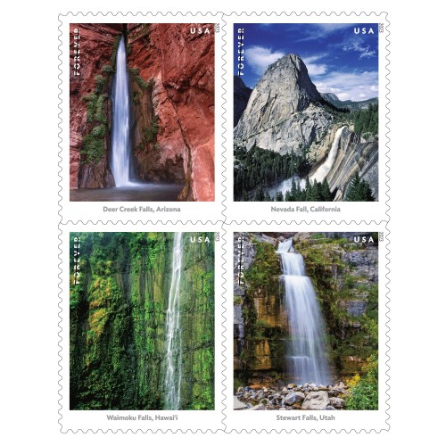 Waterfalls 2023 - 5 Sheets / 60 Pcs