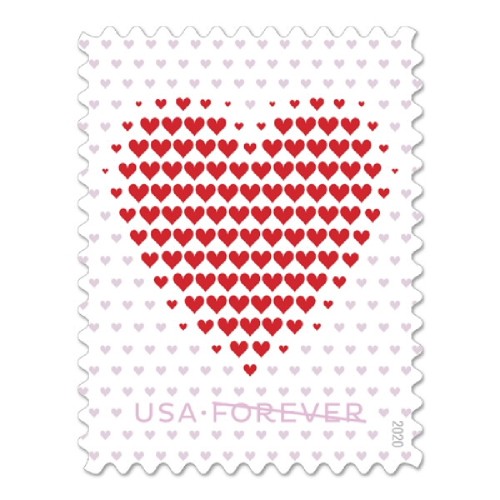 Made of Hearts 2020 - 5 Sheets / 100 Pcs