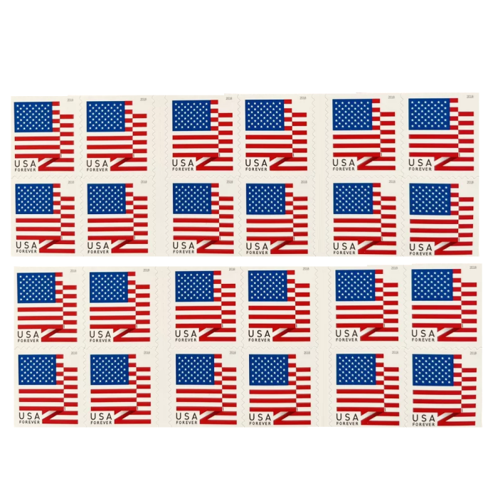 Flag 2018 - 5 Booklets / 100 Pcs