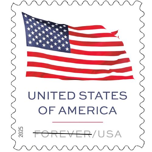 Flag 2025 Roll - 1 Roll / 100 Pcs