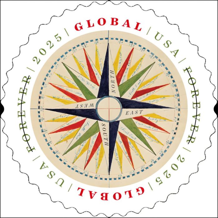 Global 1794 Compass Rose - 5 Sheets / 50 Pcs