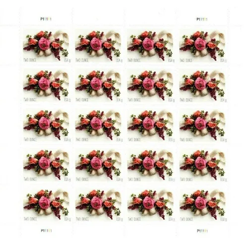 Garden Corsage 2020 - 5 Sheets / 100 Pcs