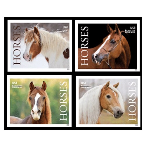 Horses 2024 - 5 Sheets / 100 Pcs