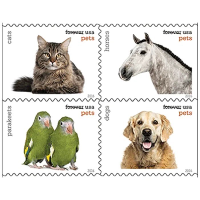 Pets 2016 - 5 Booklets / 100 Pcs