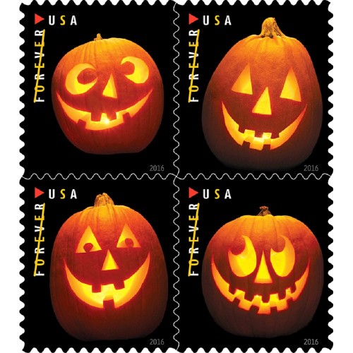 Jack O'Lanterns 2016 - 5 Booklets / 100 Pcs