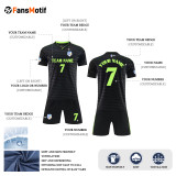 【 Senior jersey customization 】JR Customized football suit set Lightweight breathable football jersey