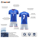 【 Senior jersey customization 】GF Football suit training sports Breathable ingredients training clothing printing