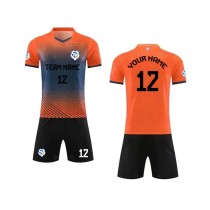 【 Player version jersey material 】Orange jersey custom global shipping jersey custom game wear football wear full set of clothing