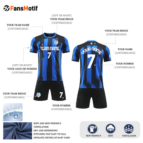 【 Senior jersey customization 】JI Customized football team sports uniforms school team uniforms game clothing