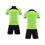 【 Player version jersey material 】 Green football jerseys for men and women training short-sleeved New Jersey customization